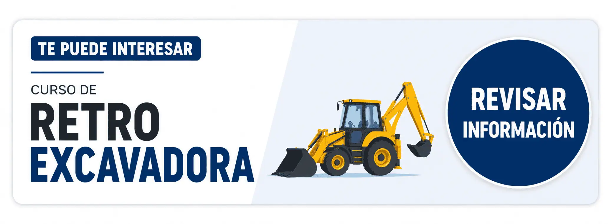 Ver información sobre retroexcavadora